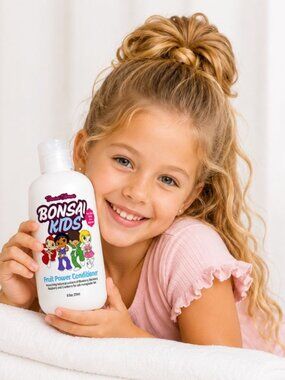Bonsai Kids Hair Conditioner – Tear-Free Daily Moisturizing Conditioner for Kids